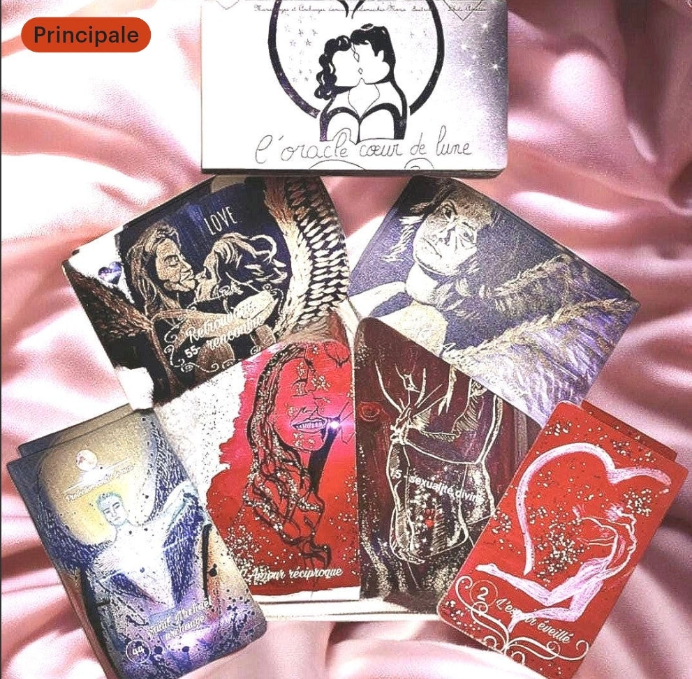 Oracle cœur de lune 🌙 Précommande expédiée entre fin Août - début septembre ) avec ou sans boîte