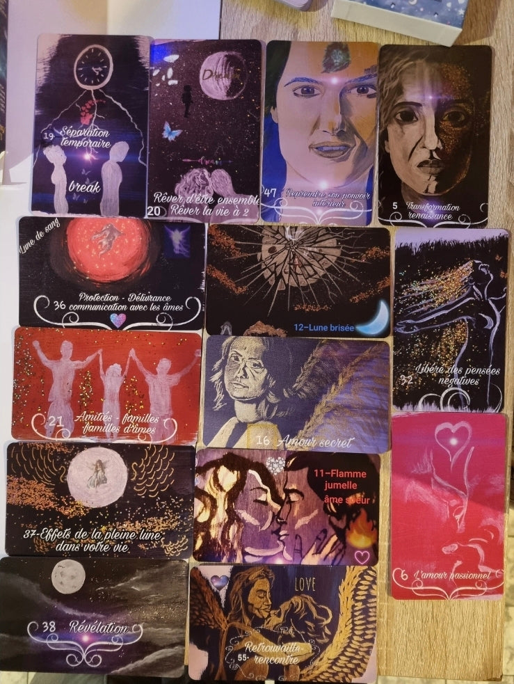 Oracle cœur de lune 🌙 Précommande expédiée entre fin Août - début septembre ) avec ou sans boîte