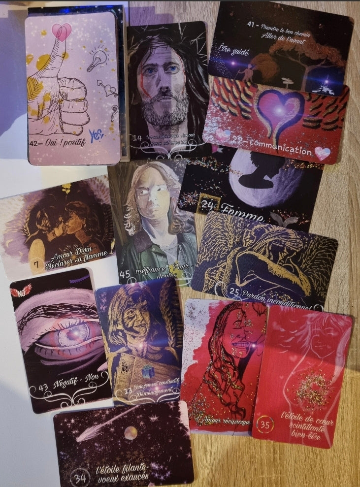 Oracle cœur de lune 🌙 Précommande expédiée entre fin Août - début septembre ) avec ou sans boîte