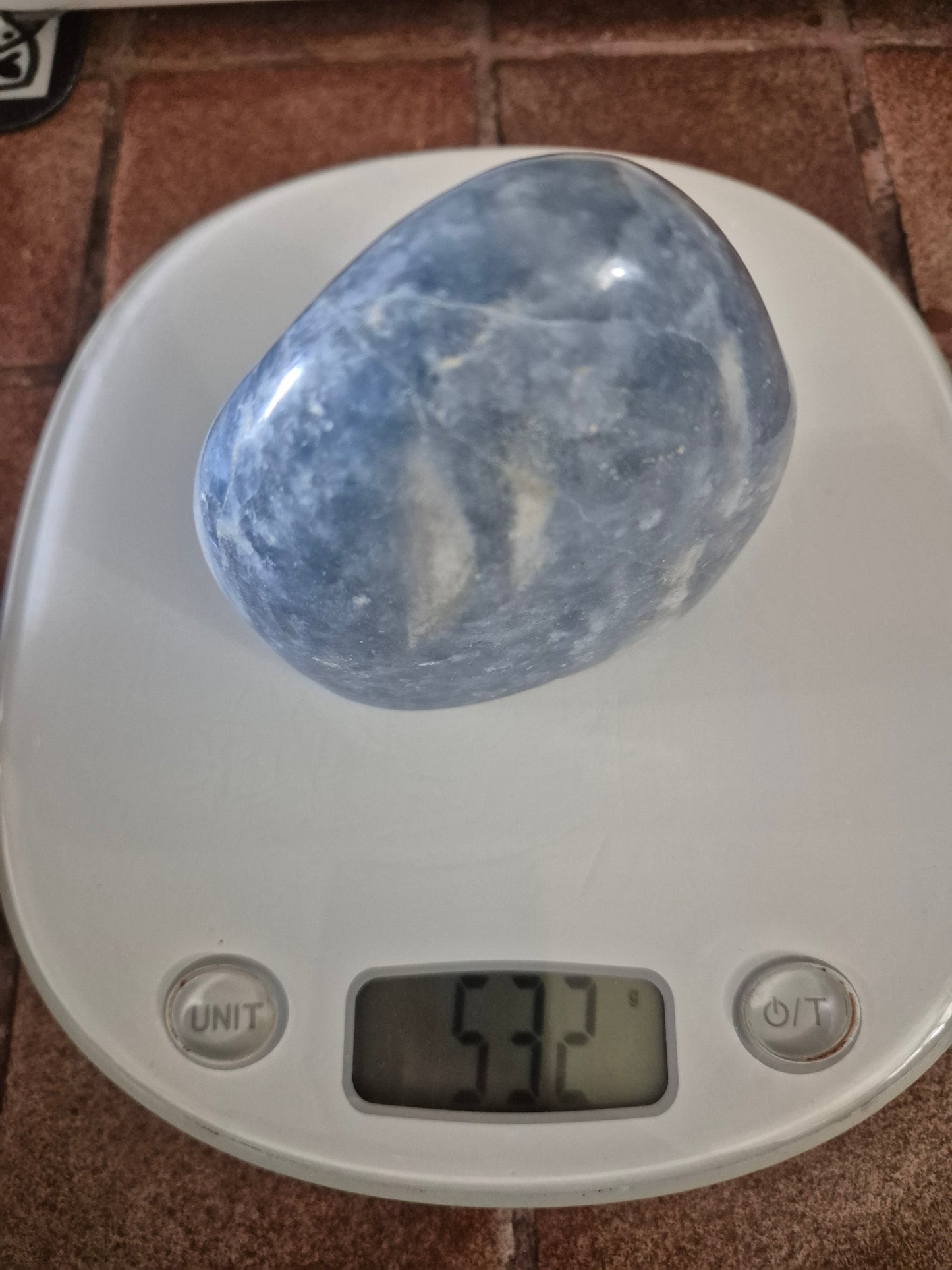 Forme libre Calcite bleue - Apaisement & sérénité 💎