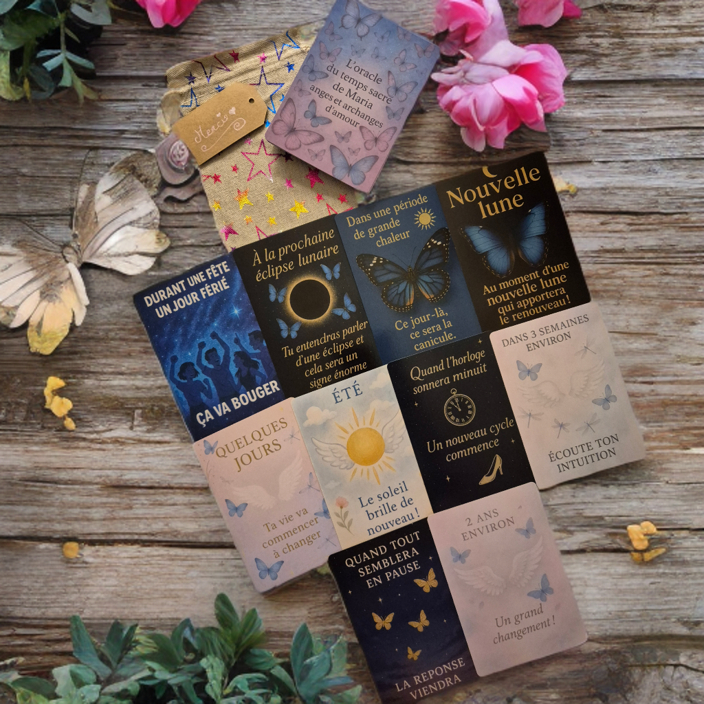 L'oracle du temps sacré 💙 (expédié à la mi-décembre si commande avant le 15 novembre)